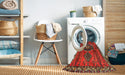 Machine Washable Traditional Sienna Brown Rug in a Washing Machine, wshtr1396