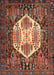 Traditional Orange Brown Persian Rug, tr1398