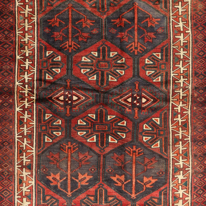 Machine Washable Traditional Tomato Red Rug, wshtr1399