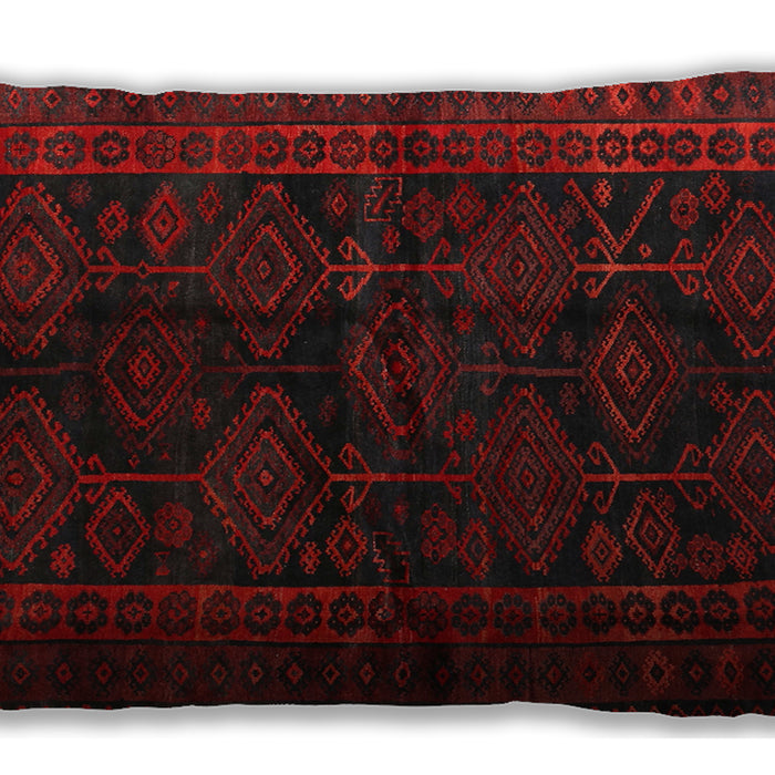 Traditional Classic Rectangular Red Lumbar Throw Pillow, 13 inch by 19 inch, lbtr1400