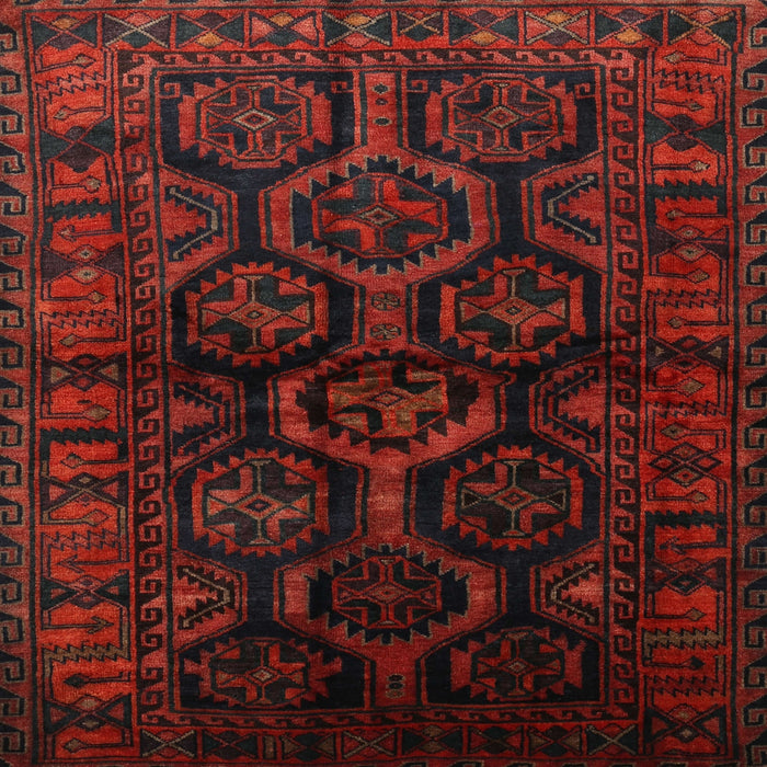 Square Traditional Bakers Brown Persian Rug, tr1401