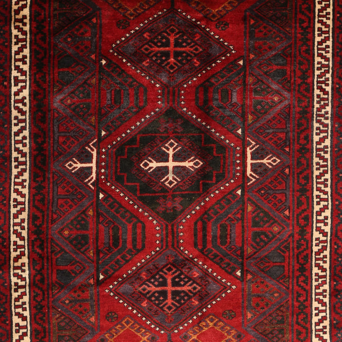 Machine Washable Traditional Tomato Red Rug, wshtr1402