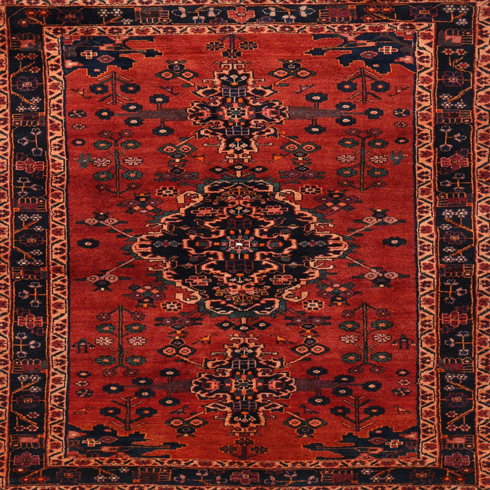 Square Traditional Red Persian Rug, tr1403