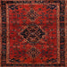 Square Traditional Red Persian Rug, tr1403