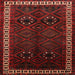 Square Traditional Red Persian Rug, tr1404