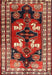 Traditional Orange Salmon Pink Persian Rug, tr1406