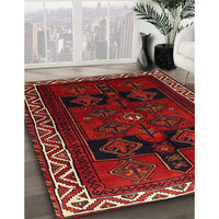 Traditional Reddish Brown Persian Rug, tr1407