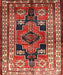 Traditional Orange Salmon Pink Persian Rug, tr1408