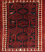 Traditional Dark Brown Persian Rug, tr1410