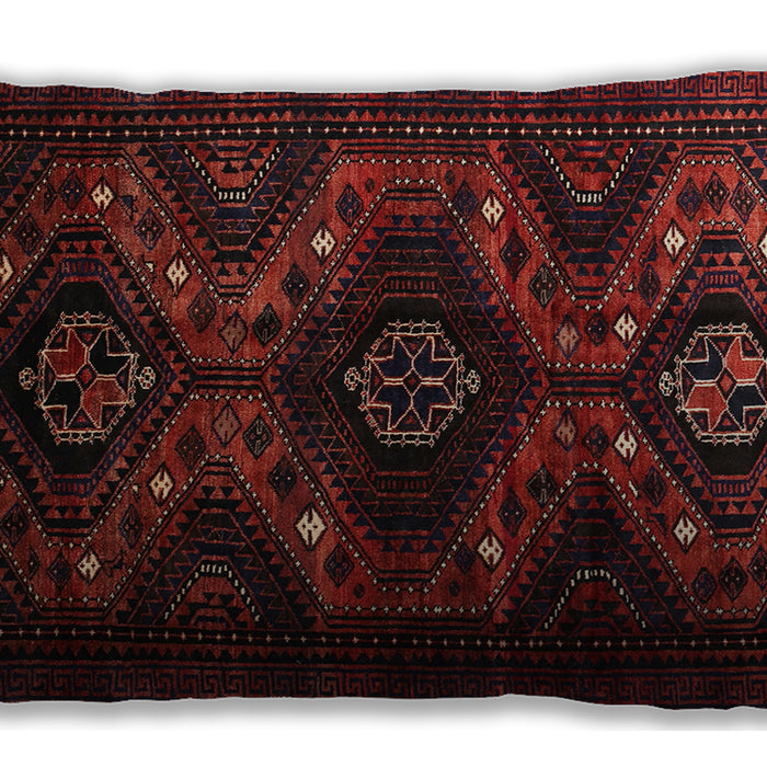 Traditional Classic Rectangular Crimson Red Lumbar Throw Pillow, 13 inch by 19 inch, lbtr1411