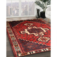 Traditional Sienna Brown Persian Rug, tr1412