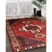 Machine Washable Traditional Sienna Brown Rug in a Family Room, wshtr1412