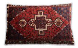 Traditional Classic Rectangular Sienna Brown Lumbar Throw Pillow, 13 inch by 19 inch, lbtr1412