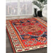 Traditional Light Copper Gold Persian Rug in Family Room, tr1413