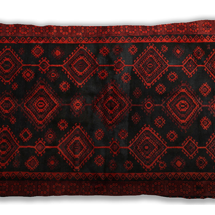 Traditional Classic Rectangular Tomato Red Lumbar Throw Pillow, 13 inch by 19 inch, lbtr1416