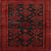 Square Traditional Red Persian Rug, tr1416