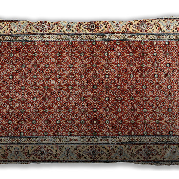 Traditional Classic Rectangular Tomato Red Lumbar Throw Pillow, 13 inch by 19 inch, lbtr1422