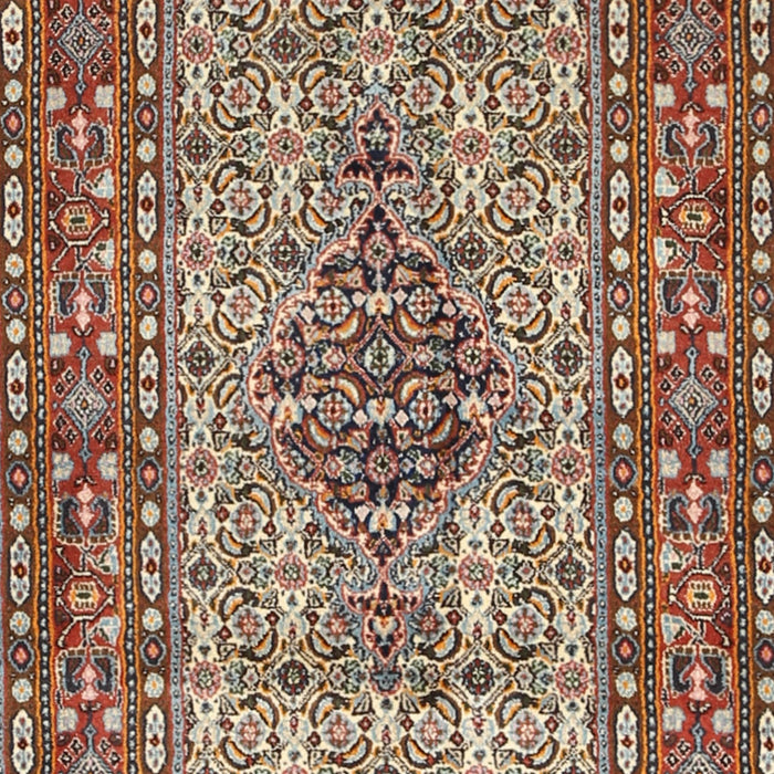 Traditional Light French Beige Brown Persian Rug, tr1426
