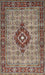 Traditional Light French Beige Brown Medallion Rug, tr1427