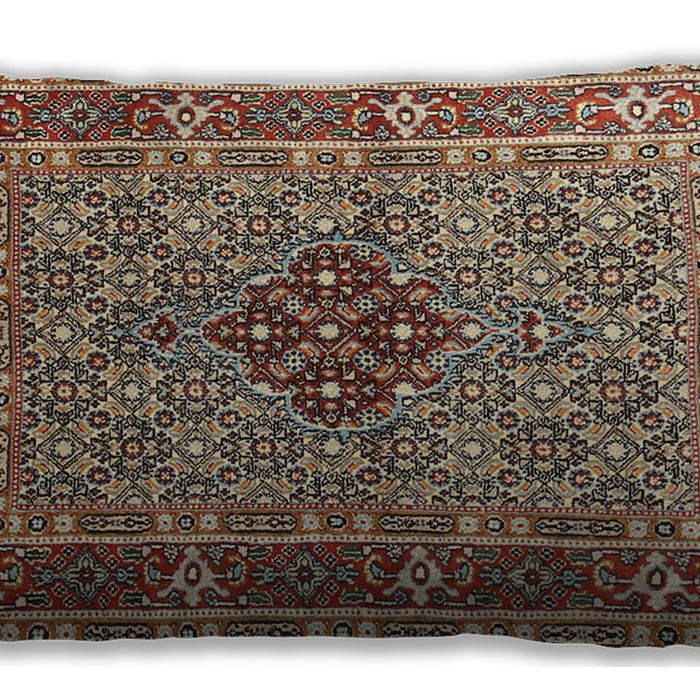 Traditional Classic Rectangular Light French Beige Brown Lumbar Throw Pillow, 13 inch by 19 inch, lbtr1428
