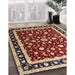 Machine Washable Traditional Saffron Red Rug in a Family Room, wshtr1429