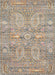 Machine Washable Traditional Dark Almond Brown Rug, wshtr142