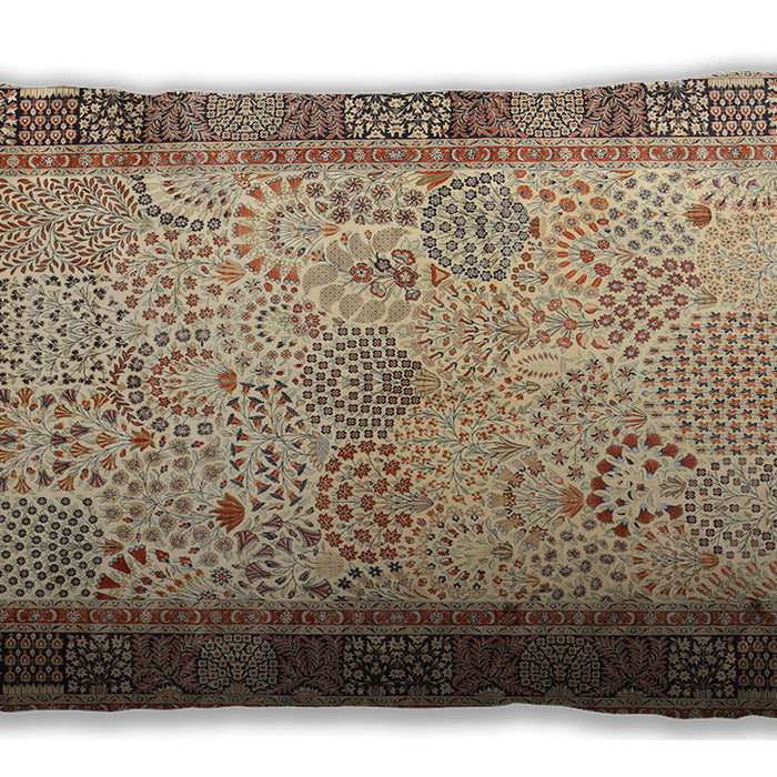 Traditional Classic Rectangular Sienna Brown Lumbar Throw Pillow, 13 inch by 19 inch, lbtr1430