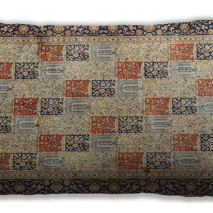 Traditional Classic Rectangular Sepia Brown Lumbar Throw Pillow, 13 inch by 19 inch, lbtr1431