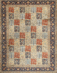 Machine Washable Traditional Sepia Brown Rug, wshtr1431