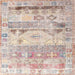 Square Traditional Desert Sand Beige Persian Rug, tr1434