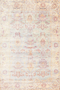 Machine Washable Traditional Gold Rug, wshtr1437