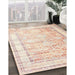 Machine Washable Traditional Wheat Beige Rug in a Family Room, wshtr1439