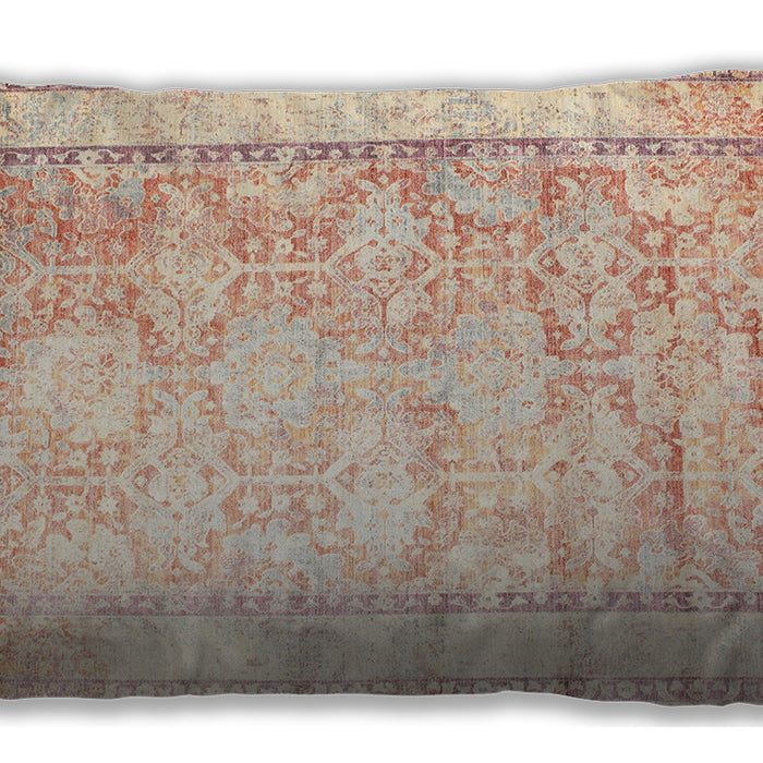 Traditional Classic Rectangular Wheat Beige Lumbar Throw Pillow, 13 inch by 19 inch, lbtr1439