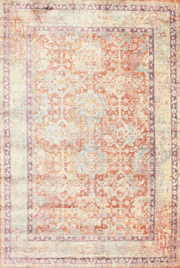 Machine Washable Traditional Wheat Beige Rug, wshtr1439