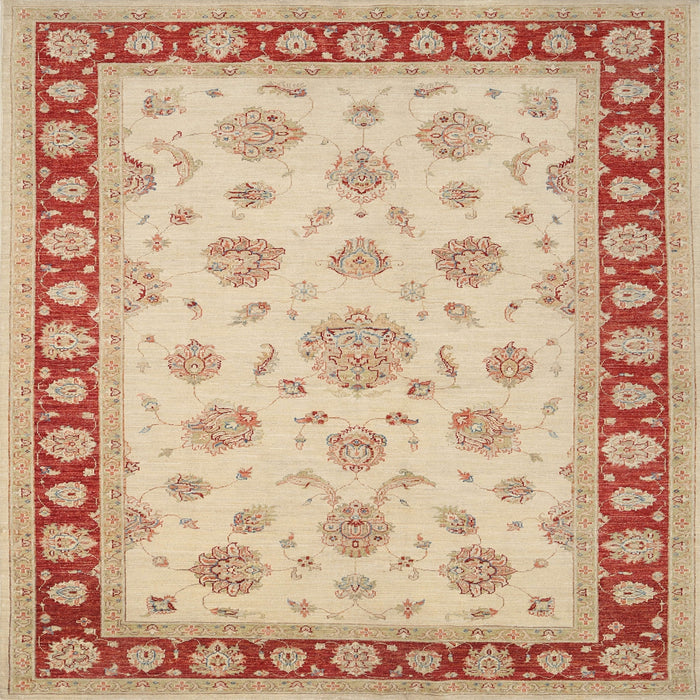 Square Traditional Brown Oriental Rug, tr1442