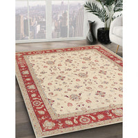 Traditional Deep Peach Orange Persian Rug, tr1446