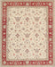 Machine Washable Traditional Deep Peach Orange Rug, wshtr1446