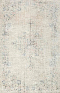 Machine Washable Traditional White Gold Rug, wshtr1447