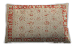 Traditional Classic Rectangular Brown Sand Brown Lumbar Throw Pillow, 13 inch by 19 inch, lbtr1449