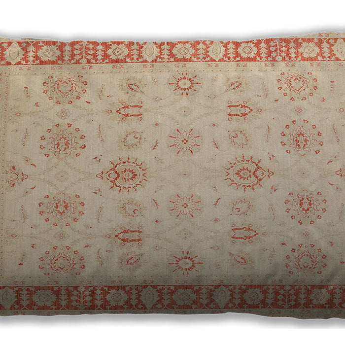 Traditional Classic Rectangular Brown Sand Brown Lumbar Throw Pillow, 13 inch by 19 inch, lbtr1449