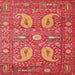 Square Traditional Red Persian Rug, tr144