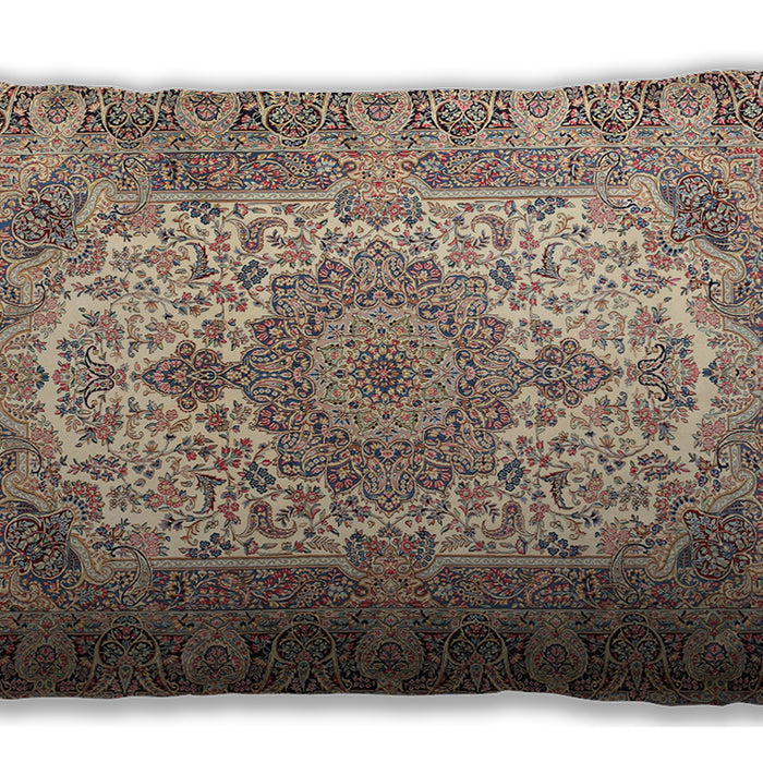 Traditional Classic Rectangular Chestnut Brown Lumbar Throw Pillow, 13 inch by 19 inch, lbtr1450