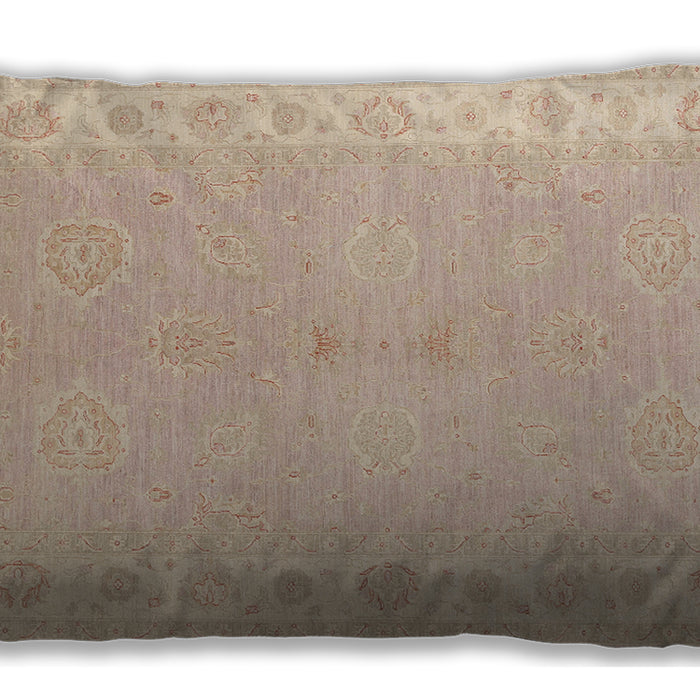 Traditional Classic Rectangular Brown Sugar Brown Lumbar Throw Pillow, 13 inch by 19 inch, lbtr1451