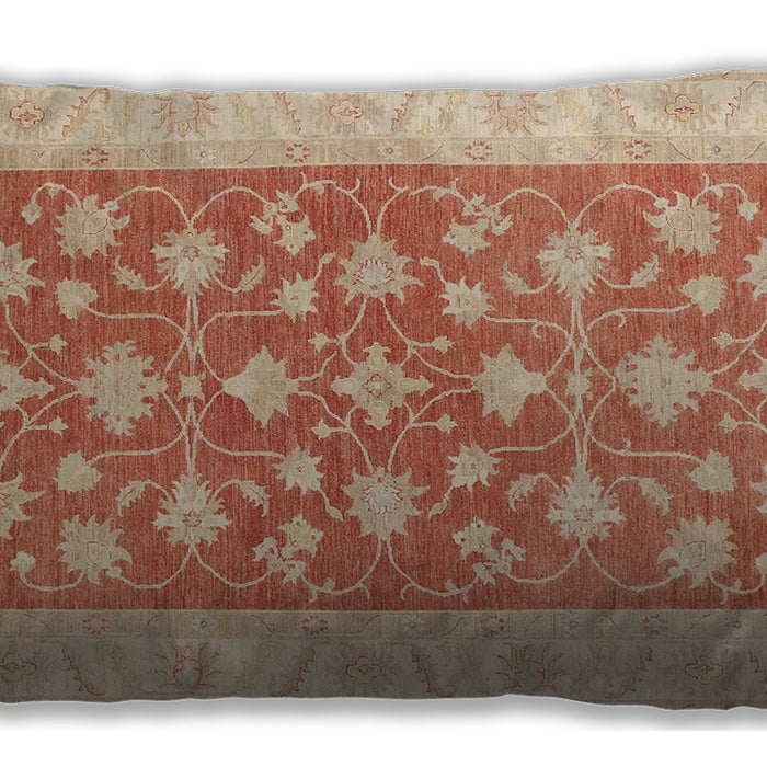Traditional Classic Rectangular Brown Lumbar Throw Pillow, 13 inch by 19 inch, lbtr1452
