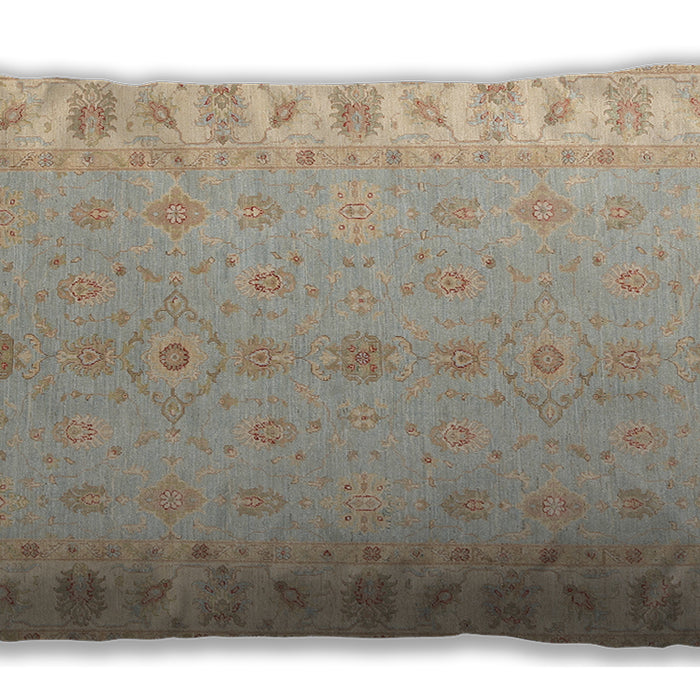 Traditional Classic Rectangular Brown Lumbar Throw Pillow, 13 inch by 19 inch, lbtr1453