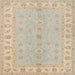 Round Machine Washable Traditional Brown Rug, wshtr1453