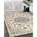 Machine Washable Traditional Khaki Green Rug in a Family Room, wshtr1456