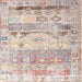 Square Traditional Desert Sand Beige Persian Rug, tr1457