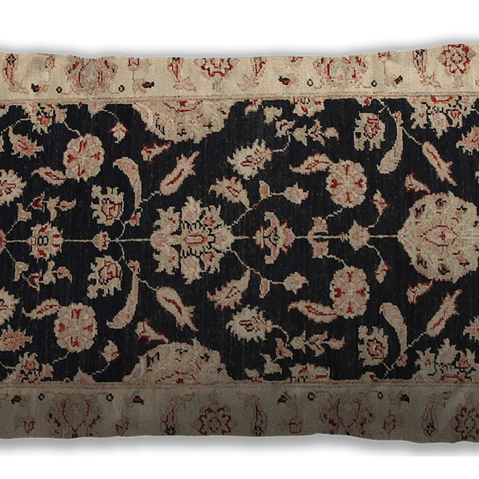 Traditional Classic Rectangular Dark Brown Lumbar Throw Pillow, 13 inch by 19 inch, lbtr1458