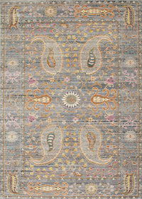 Machine Washable Traditional Dark Almond Brown Rug, wshtr145